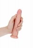 Smukły penis dildo na mocnej przyssawce 17,8 cm